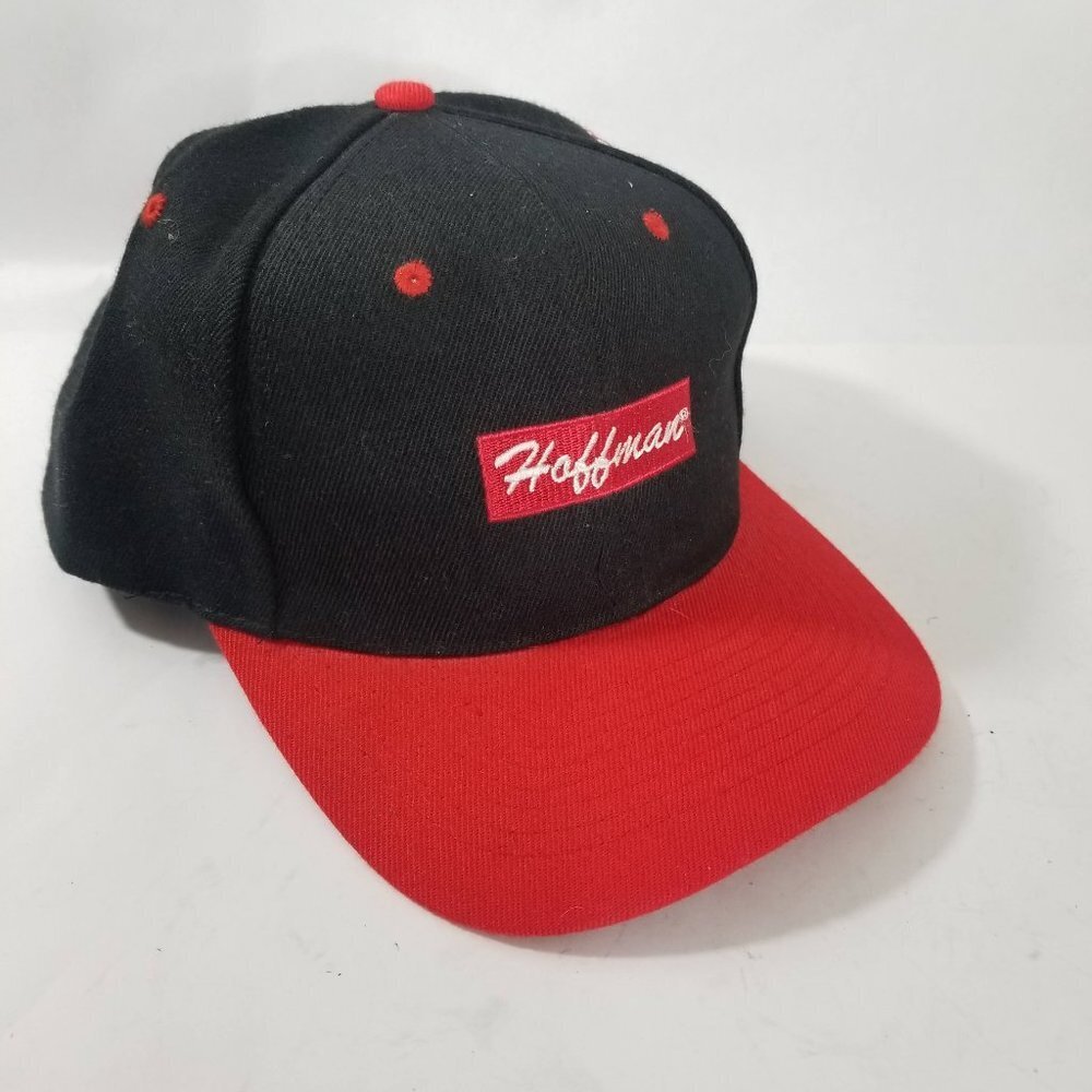 Hoffman Men's Black & Red Racer 59 Trucker Snapback Adjustable Baseball …